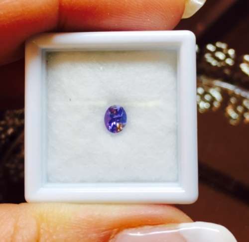 ***** Tanzanite ***** .40 CT NATURAL TANZANITE